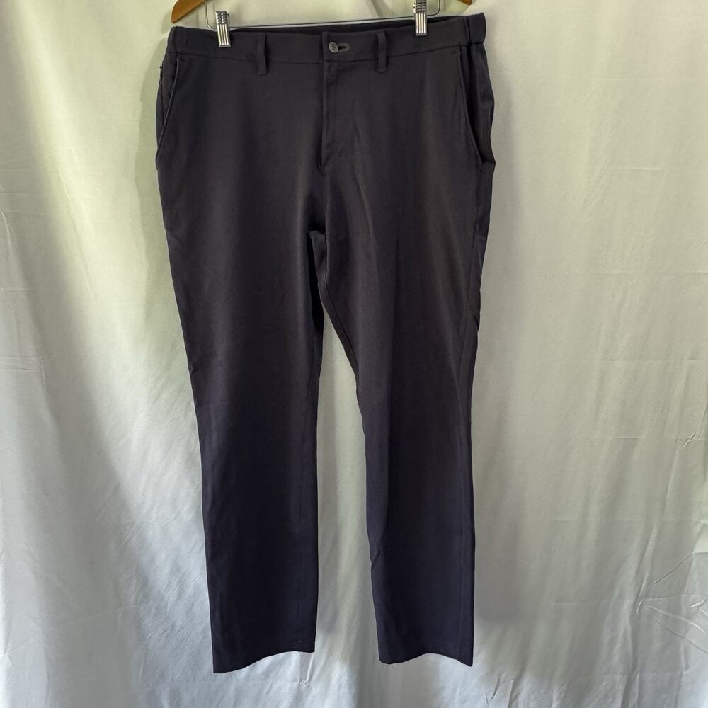 Public Rec Pants Mens 36x30 Blue Chino Golf Performance Stretch Workday Career